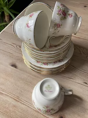 Buy Vintage Duchess Bone China June Bouquet Tea Set Trio Tea Cup, Saucer & Plate VGC • 28£