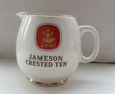 Buy Small Jameson Crested Ten  Irish Whiskey Water Jug  Made By Arklow Pottery • 32.99£