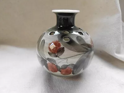 Buy Jersey Pottery Ci Free Hand Painted Pomander ~ Excellent Condition • 5£