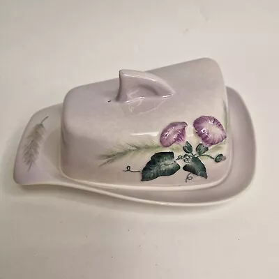 Buy Carlton Ware Vintage Lidded Cheese/butter Dish Pale Lilac With Flower Design • 10£