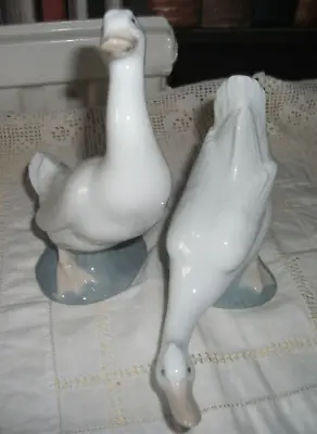 Buy Two Collectors' Nao Lladro Geese • 13.50£