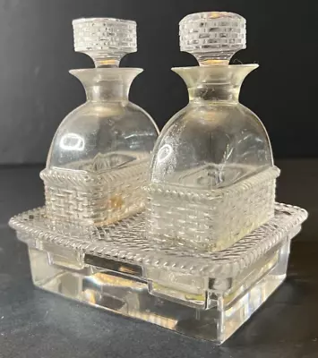 Buy Lalique Frosted Bangkok Oil & Vinegar Set 1 Of My 400+ Lalique Listings • 274.92£