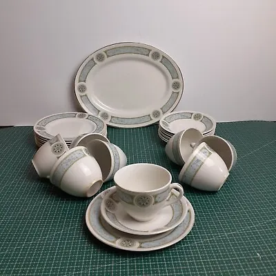 Buy Vintage Ridgway  Tea Set And Plater Made In Staffordshire England • 79.40£