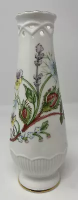 Buy Aynsley Wild Tudor Chantille Flower Bud Vase Fine Bone China England 15cm Pretty • 12.99£