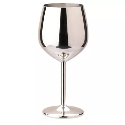 Buy 4 Champagne Flutes Stainless Steel Gold Prosecco Glasses Partyware 500ml Xmas UK • 9.90£