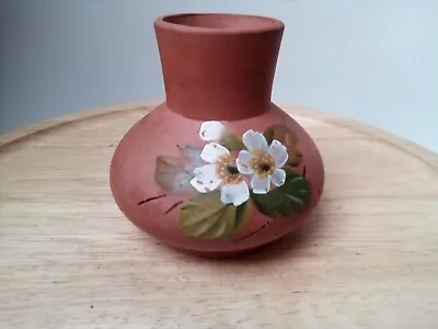Buy Longpark Pottery Torquay Devon Terra Cotta Vase 8 Cm • 8£