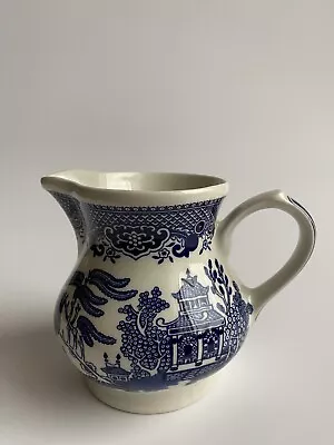 Buy Churchill Blue Willow Creamer 3,5”H Made In England  • 11.18£