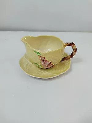 Buy Carlton Ware Mini Jug And Saucer Porcelain Yellow Australian Design Made In UK • 6.99£