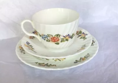 Buy Aynsley Cottage Garden T Plate, Cup, And Saucer Bone China Excellent Condition • 13£