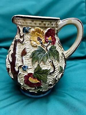 Buy Indian Tree HJ Wood Handpainted Pitcher Staffordshire England • 15£