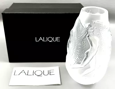 Buy Lalique Stunning France Crystal Soliflore Nymphes Bud Vase 1262700 New/ Boxed • 395£