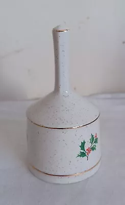 Buy Kernewek Pottery Christmas Holly Berry Ceramic Bell - No Clapper • 1.99£