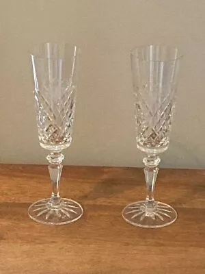 Buy Galway Irish Crystal Wedding Champagne Flutes Used Once • 32.61£