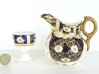 Buy ANTIQUE KFAP & Co KENSINGTON FINE ART IMARI PATTERN CREAM JUG & EGG CUP • 10£