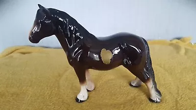 Buy Melba Ware- Horse Figurine- 'Thoroughbred Horse' Glazed Pottery- Small-GC 20 Cm • 9.75£