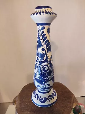Buy Vintage Tolala Mexican Pottery Beautiful Blue And White Signed Mexico On Bottom • 17.24£