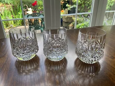 Buy 3 X Vintage Tyrone Crystal  Roly Poly Whisky Glasses  Signed Vgc • 60£