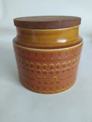 Buy Vintage Hornsea Pottery Saffron Tea Storage Jar With Lid 1970's • 10.99£