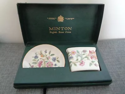 Buy Vintage Minton Fine Bone China canape Stick Holder And Tray/dish • 7£