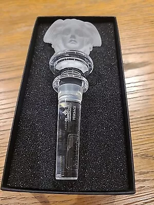 Buy Versace By Rosenthal Glass Crystal Wine Bottle Stopper Boxed Brand New Medusa • 55£