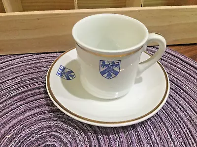 Buy Adams Micratex England Royal Coat Of Arms Restaurant China Cup  Saucer DEMITASSE • 27.62£