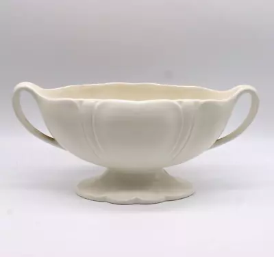 Buy BESWICK WARE Cream Oval Vase / Planter 1187 - 1 Art Deco Trophy Footed Mantle • 4.99£