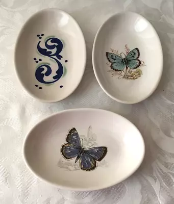 Buy 3 Rare Design Dishes Vintage Buchan Pottery Stoneware Portobello Scotland .. • 21.99£