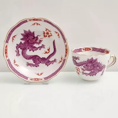 Buy Meissen, Mocha M.u., Ming Dragon With Edge, 1st Choice, Like New • 185.47£