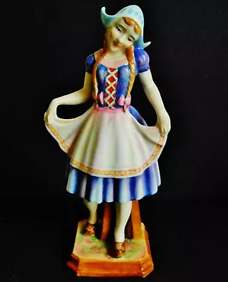 Buy Atlas China ~ Dutch Girl Large Figurine ~ English Made ~ Art Deco Period ~ 26cms • 75£