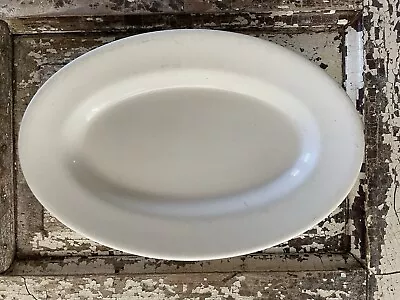 Buy Vintage Oval Ironstone Restaurant Ware Platter ~Buffalo China • 11.20£