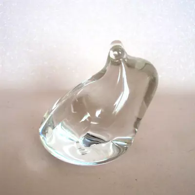 Buy Wedgwood Clear Glass Frog Paperweight. Vintage Crystal, Great Condition. • 17£
