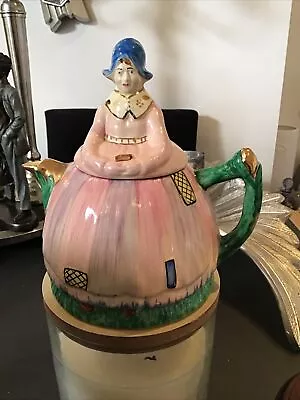 Buy Art Deco Arthur Wood Dutch Lady Girl Novelty Teapot Cheapest On EBay Vintage • 19.99£