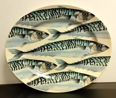 Buy EMMA BRIDGEWATER 'Fish' Mackerel Repeat Pattern 14  X 12  Ceramic Platter • 21£
