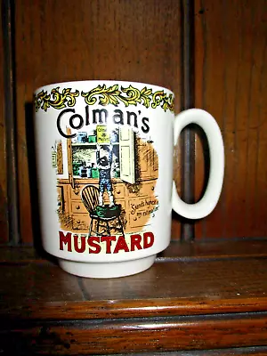 Buy Mug COLMAN'S MUSTARD Norwich Norfolk Lord Nelson Pottery VINTAGE 1978 VGC • 5.99£