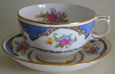 Buy Hammersley Bone China T Goode London  Dresden Sprays Breakfast Cup And Saucer • 25£