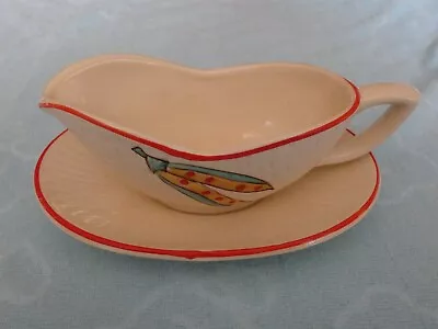 Buy Gravy Boat @ Saucer Royal Norfolk Staffs Pea Pod Design 300g Sp Uk Vintage • 3£