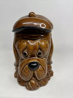 Buy Vintage P&K Biscuit Sweet Storage Jar Barrel Basset Dog Made In England • 12.99£