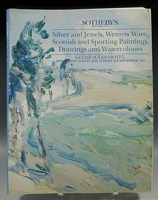 Buy Sotheby's Catalog Silver & Jewels Wemyss Ware Scottish Paintings 09/1/1992 • 25.95£