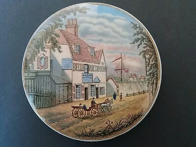 Buy Prattware Pot Lid 'belle Vue Tavern' Pegwell Bay (with Carriage) #28 • 39.99£