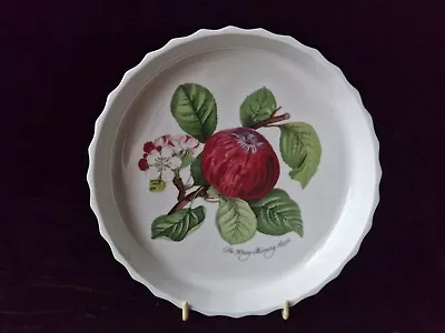 Buy Vintage Boxed Portmeirion Pomona Flan Dish  The Hoary Morning Apple  20.5 Cm • 14£