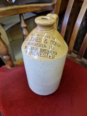 Buy Price & Bristol Stoneware Flagon.C. Jones & Son, Brewers, Manchester • 12.99£