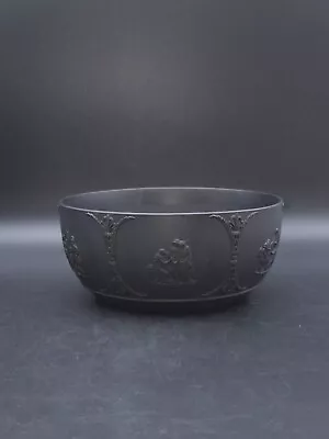 Buy Wedgwood Black Basalt Classical Scene Panel Bowl • 99.90£