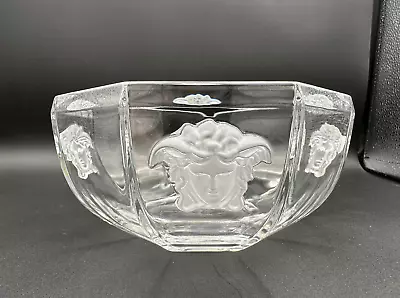 Buy VERSACE Rosenthal Medusa Lumiere Round Crystal Bowl • 179.99£