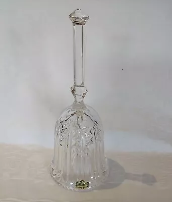 Buy Lead Crystal Glass Bell - Yugoslavia - Zajecar - 21cm Height • 8£