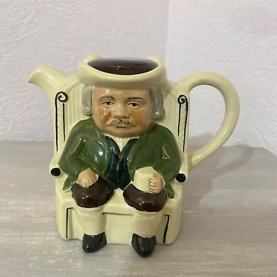 Buy Darby And Joan Teapot, Tony Wood, Staffordshire Pottery • 6.99£