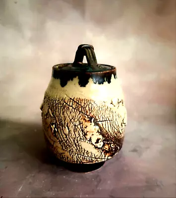 Buy Studio Pottery. ...Lidded Pot. Tea Jar .Matcha  Wabi Sabi. • 31£