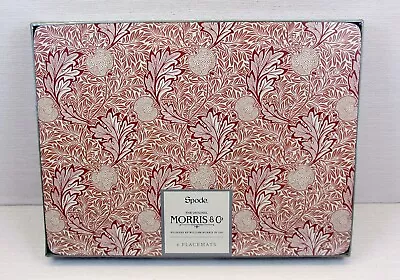 Buy Spode Morris And Co Portmeirion Placemats X6 Dining Tableware Cork Backed • 22.95£