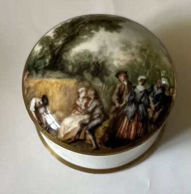 Buy Crown Staffordshire Fine Bone China Trinket Box Dressing Table Vintage • 5.99£