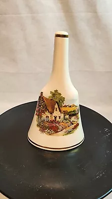 Buy Vintage Prinknash Pottery Gloucester England 4  Bell Thatched Cottage Theme • 7.46£