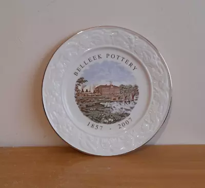 Buy Belleek Pottery 150th Anniverary Plate 1857-2007  12 Mark  Numbered 153/250 Rare • 49.99£